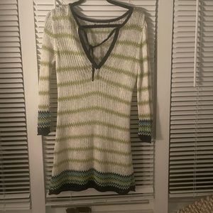 Free People boho crochet dress xs - small